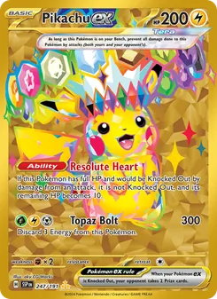 Kaart Pikachu ex