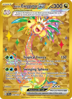 Kaart Alolan Exeggutor ex
