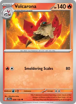 Kaart Volcarona