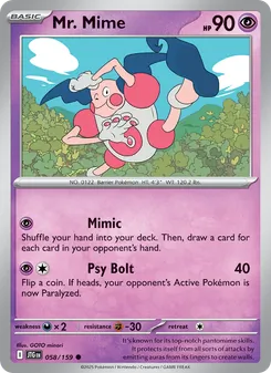 Kaart Mr. Mime