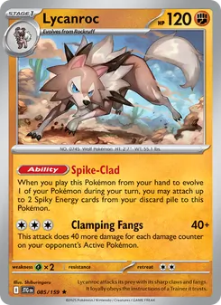 Kaart Lycanroc