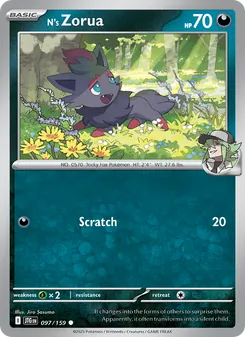Kaart N's Zorua