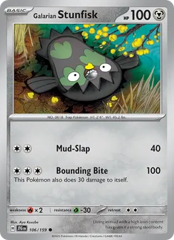 Kaart Galarian Stunfisk