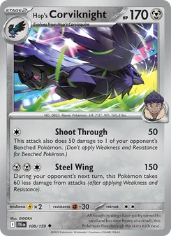 Kaart Hop's Corviknight