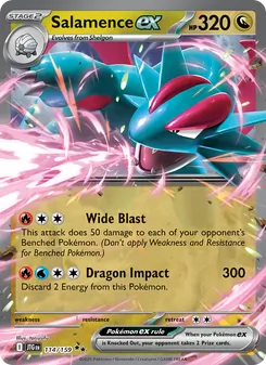 Kaart Salamence ex