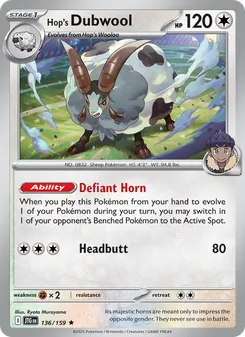 Kaart Hop's Dubwool