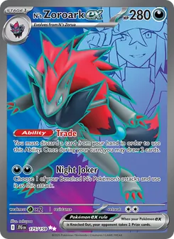Kaart N's Zoroark ex