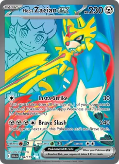 Kaart Hop's Zacian ex