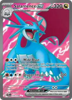 Kaart Salamence ex