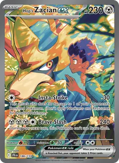 Kaart Hop's Zacian ex