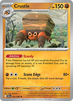 Kaart Crustle