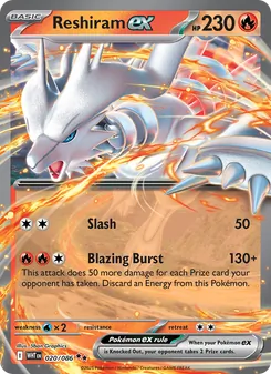 Kaart Reshiram ex
