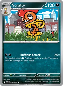 Kaart Scrafty