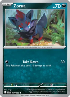 Kaart Zorua