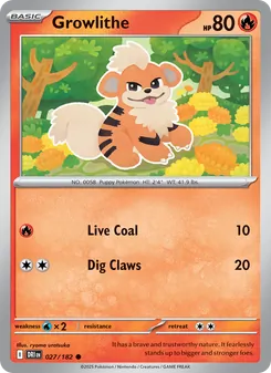 Kaart Growlithe