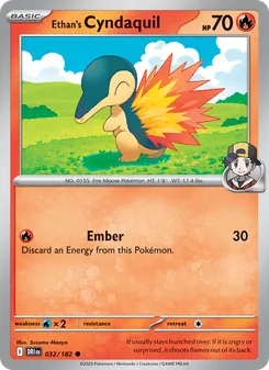 Kaart Ethan's Cyndaquil