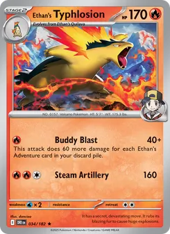 Kaart Ethan's Typhlosion