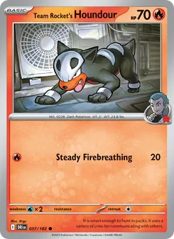 Kaart Team Rocket's Houndour