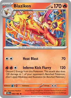 Kaart Blaziken