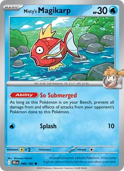 Kaart Misty's Magikarp
