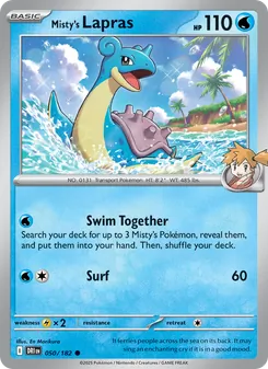 Kaart Misty's Lapras