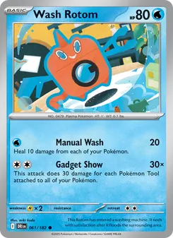 Kaart Wash Rotom