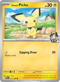 Kaart Ethan's Pichu