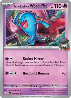 Kaart Team Rocket's Wobbuffet