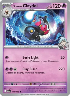 Kaart Steven's Claydol