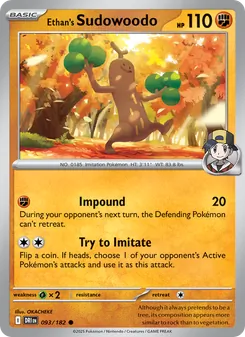 Kaart Ethan's Sudowoodo