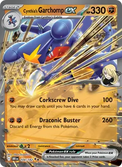 Kaart Cynthia's Garchomp ex