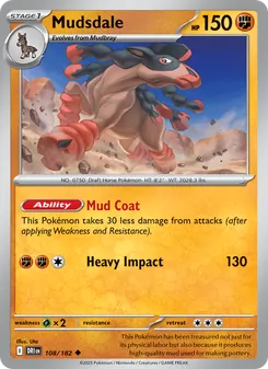 Kaart Mudsdale