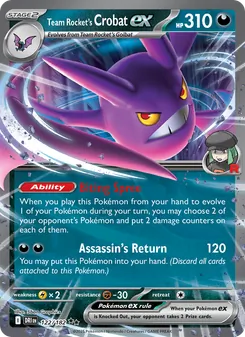 Kaart Team Rocket's Crobat ex