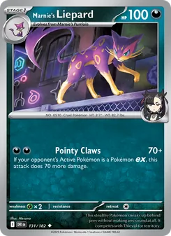 Kaart Marnie's Liepard