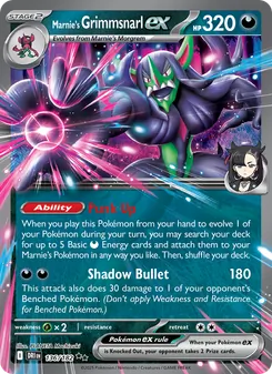 Kaart Marnie's Grimmsnarl ex
