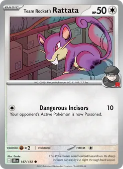 Kaart Team Rocket's Rattata