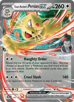 Kaart Team Rocket's Persian ex