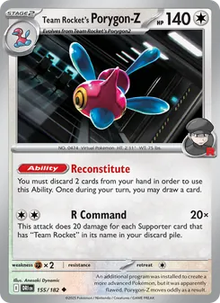 Kaart Team Rocket's Porygon-Z