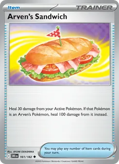 Kaart Arven's Sandwich
