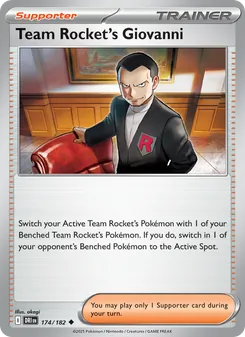 Kaart Team Rocket's Giovanni