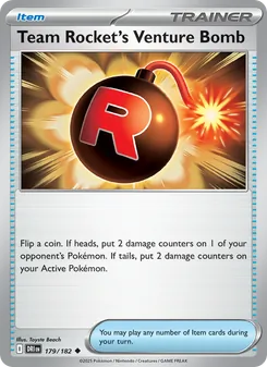 Kaart Team Rocket's Venture Bomb