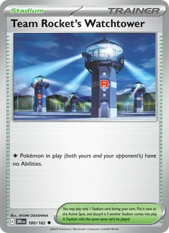 Kaart Team Rocket's Watchtower