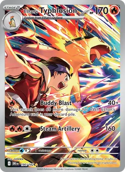 Kaart Ethan's Typhlosion