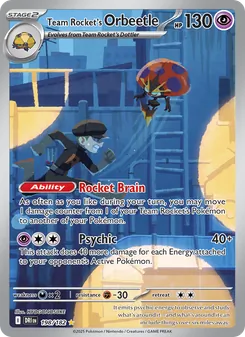Kaart Team Rocket's Orbeetle