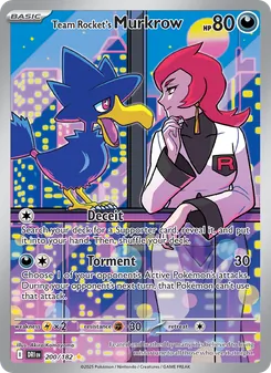 Kaart Team Rocket's Murkrow