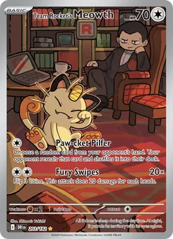 Kaart Team Rocket's Meowth