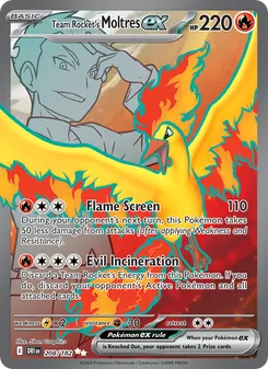 Kaart Team Rocket's Moltres ex
