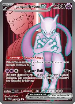 Kaart Team Rocket's Mewtwo ex