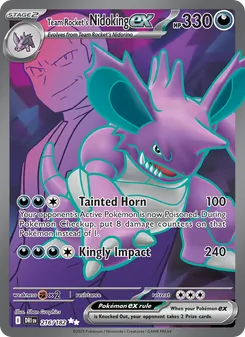 Kaart Team Rocket's Nidoking ex