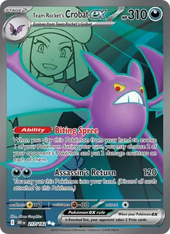 Kaart Team Rocket's Crobat ex